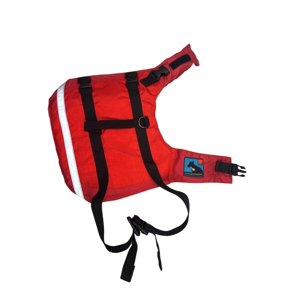 MTI Adventurewear UnderDog Life Jacket Size Medium Red Reflective Dog PFD Vest